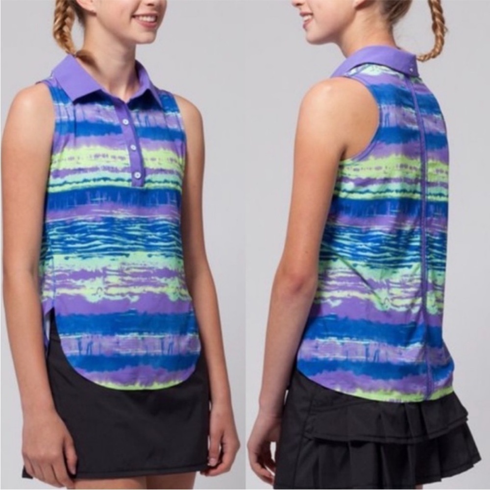 IVIVVA Lululemon Match Driver Tank Golf Active Sporty Outdoor Size 7
